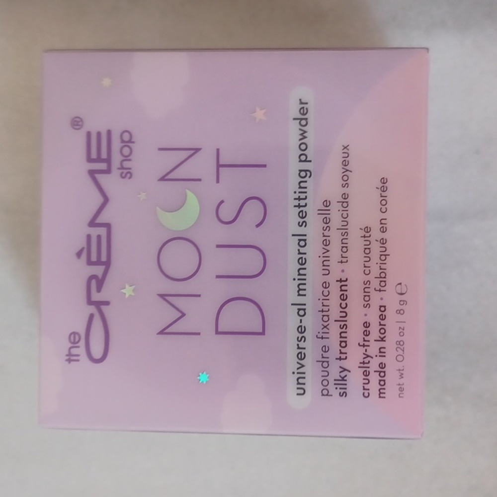 NIB the creme shop moon dust universe-al mineral setting powder